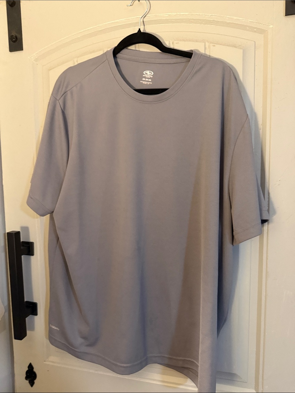 Athletic Works Gray Short-Sleeve Performance Tee